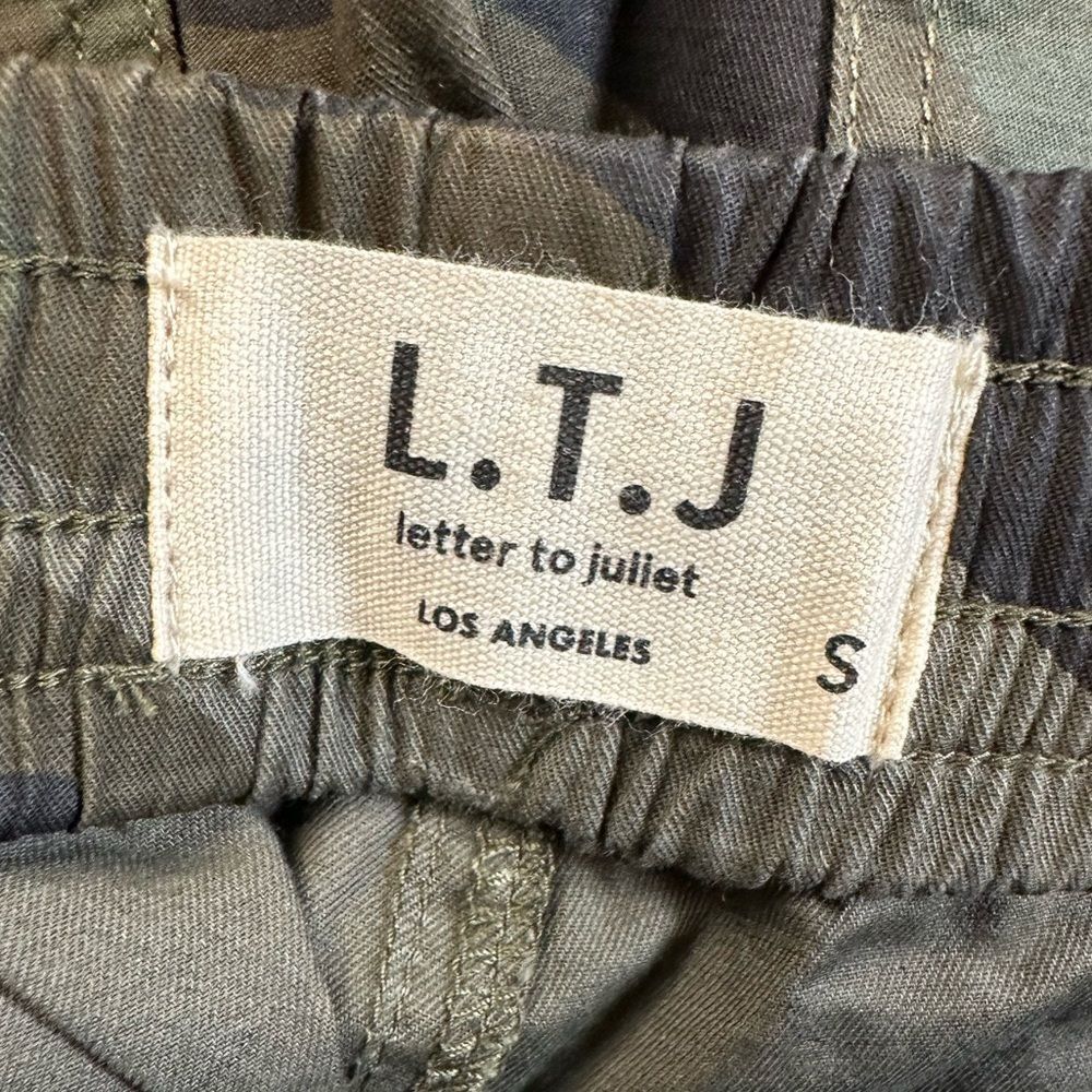 NWT Anthropologie Women’s Pull On Drawstring Camo Pants Pockets - Size Small - Picture 3 of 10